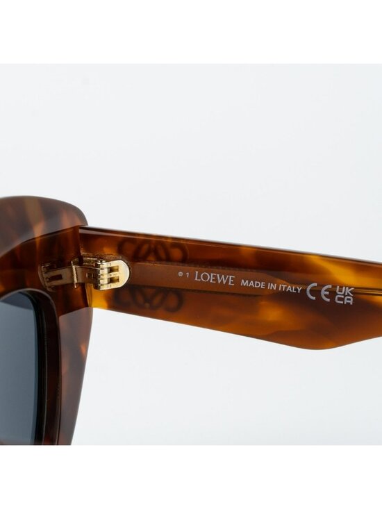 Loewe Women Sunglasses Havana Blue Cat Eye LW40127F ANAGRAM 53V NEW AUTHENTIC main image 4
